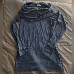 NWT LAmade Blue Cowl Neck Sweater Sz S